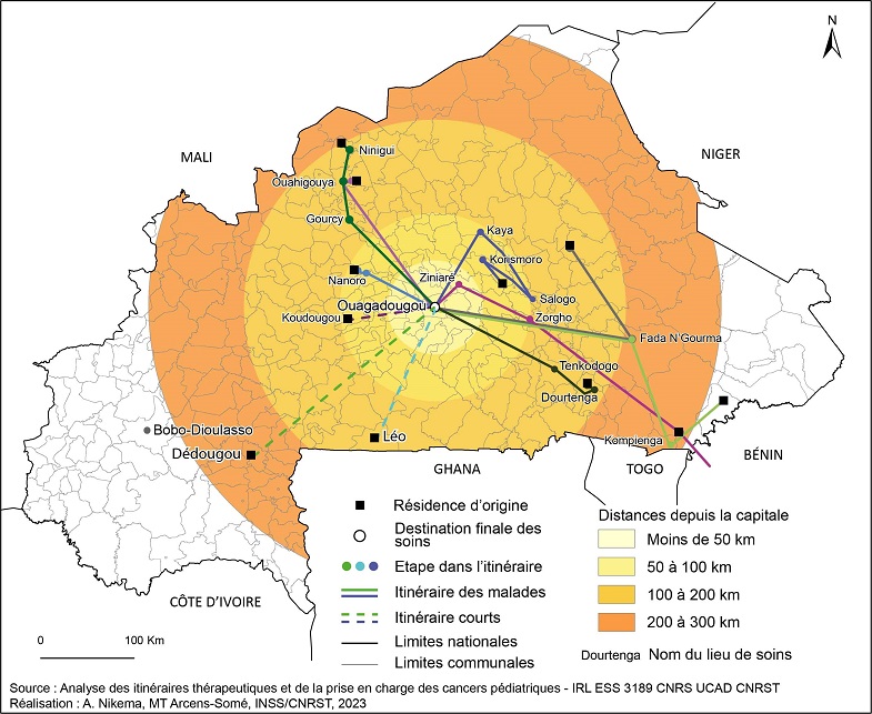 Spatialiser les parcours de soins pour aider à améliorer la prise en charge des enfants souffrant de cancer au Burkina Faso