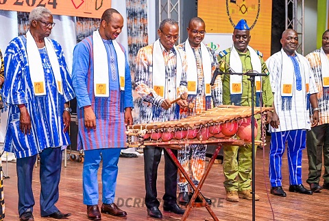 Les coups de balafon pour clore l'édition 