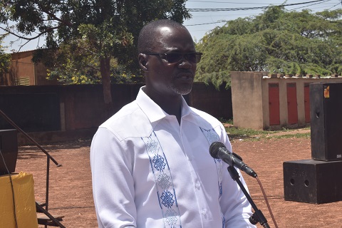 Ousmane David Zanné, représentant du ministre d'État, ministre de la Fonction publique et de la protection sociale