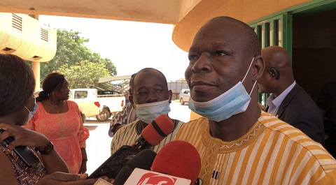 Georges Kiénou, président de l’Union nationale des producteurs de riz du Burkina (UNPRB)