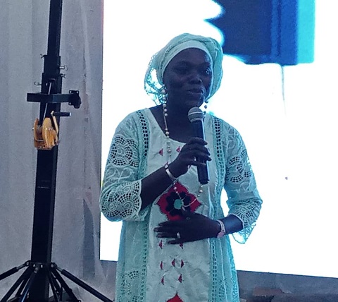 Mariam Kaboré, Directrice de la Protection et de la promotion des personnes handicapées, représentant la ministre de la Solidarité, de l’Action humanitaire, de la Réconciliation nationale, du Genre et de la Famille