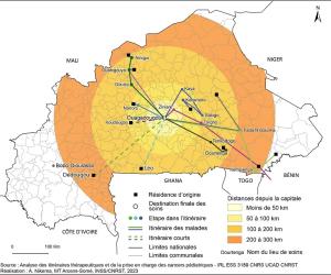 Spatialiser les parcours de soins pour aider à améliorer la prise en charge des enfants souffrant de cancer au Burkina Faso