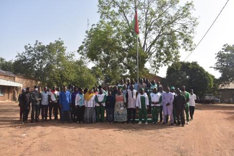 Journée d'engagement patriotique : Le personnel du CREAF se mobilise...